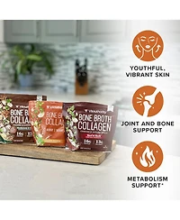 Vitauthority Bone Broth Collagen Mushroom Powder, 310 Gram Pouch, Protein and Collagen Support