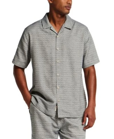 Weatherproof Vintage Mens Jacquard Knit Shirt Jacquard Knit 6 Shorts