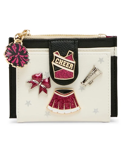 Betsey Johnson Go Fight Win Mini Snap Wallet