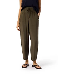 Whistles Women's Linen Elasticated Short