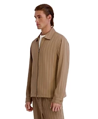 Karl Lagerfeld Paris Men's Stripe Regular-Fit Jacket