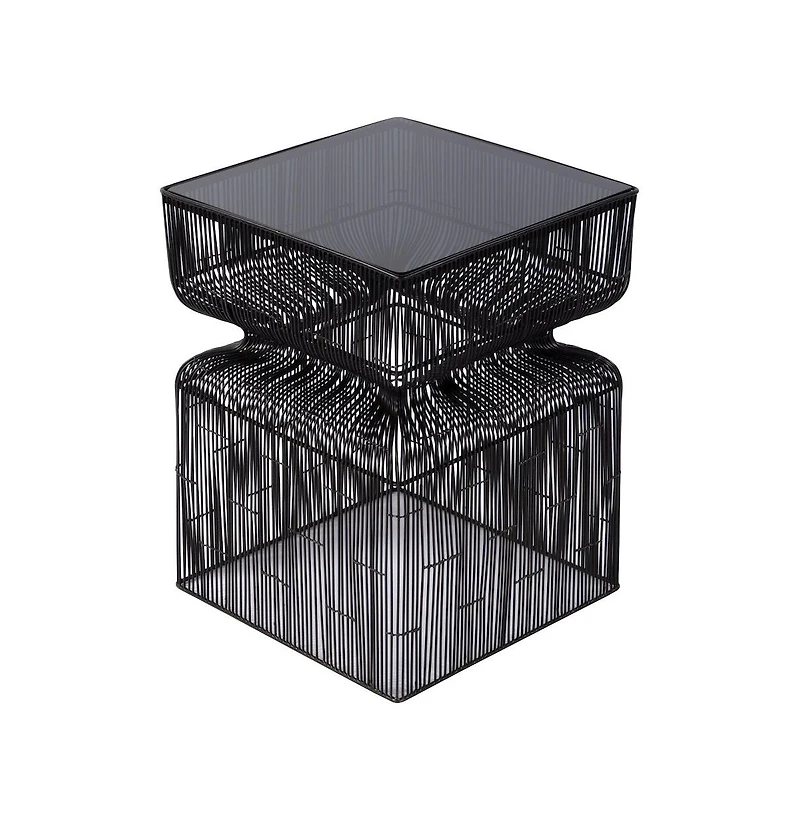 Butler Specialty Ivar Square Stainless Steel Modern End Table