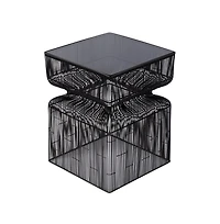 Butler Specialty Ivar Square Stainless Steel Modern End Table