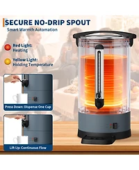 gaomon 14L Double Wall Commerical Coffee Urn, Hot Coffee Dispenser, for Wedding, Buffet, Catering, Events