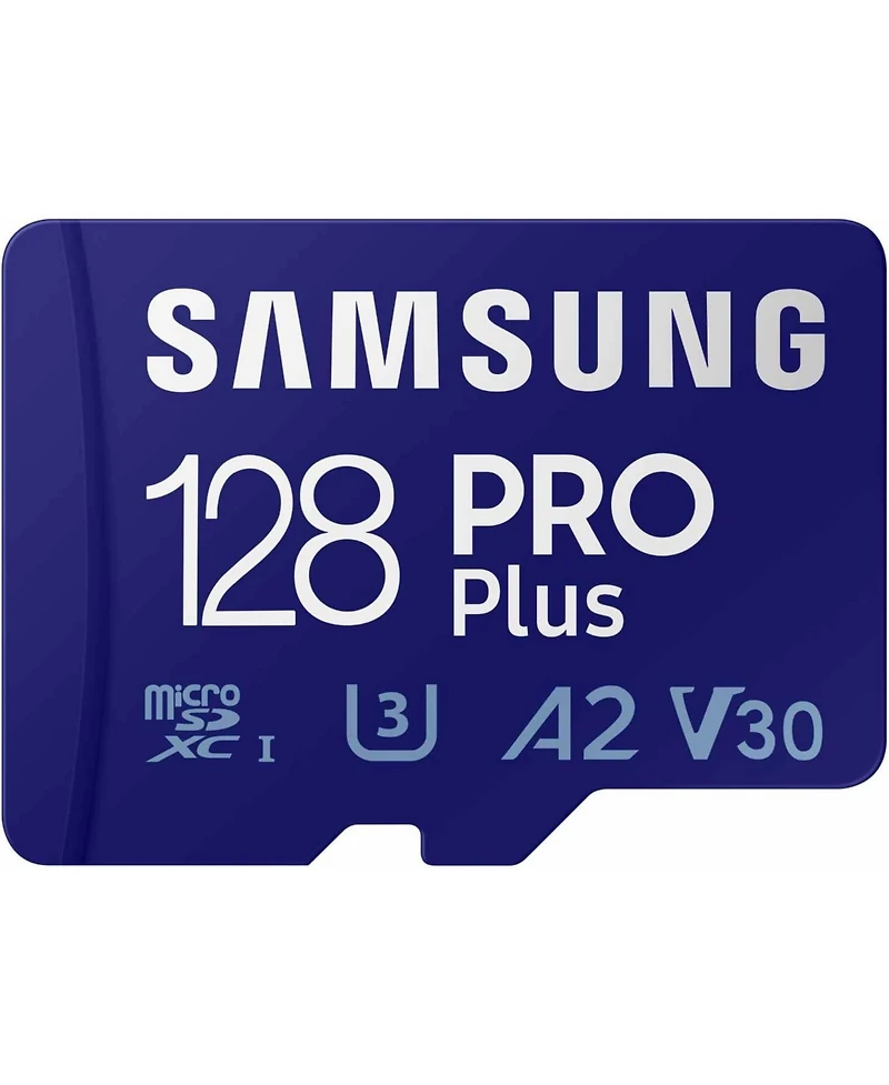 Samsung 128GB Pro Plus microSD Memory Card + Reader