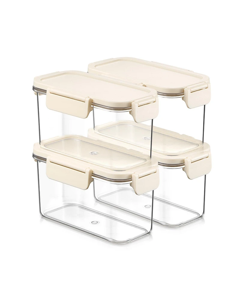 Sorbus 4 Pack 20.29oz/600 ml Airtight Food Storage Container