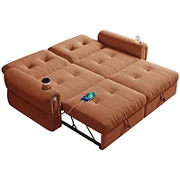 Streamdale Furniture 77" Convertible Sofa Bed, Sheneyron Fabric