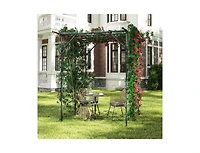 Slickblue Large Garden Arch Trellis for Climbing Plants and Vines