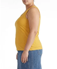 Universal Standard Women's Plus Double V Tank