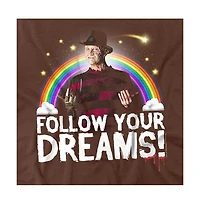 Friday The 13th Men's Nightmare on Elm Street Follow Your Dreams T-Shirt