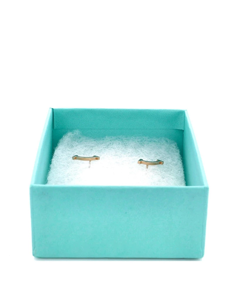 Pre-Owned Tiffany & Co T Smile Stud Earrings