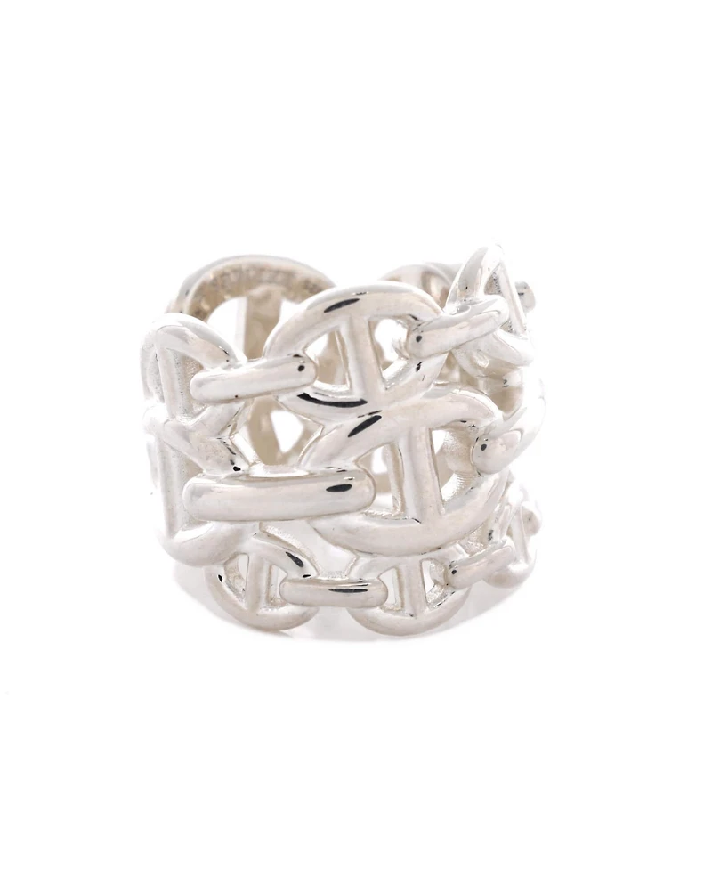 Pre-Owned HERMES Chaine d'Ancre Enchainee Ring