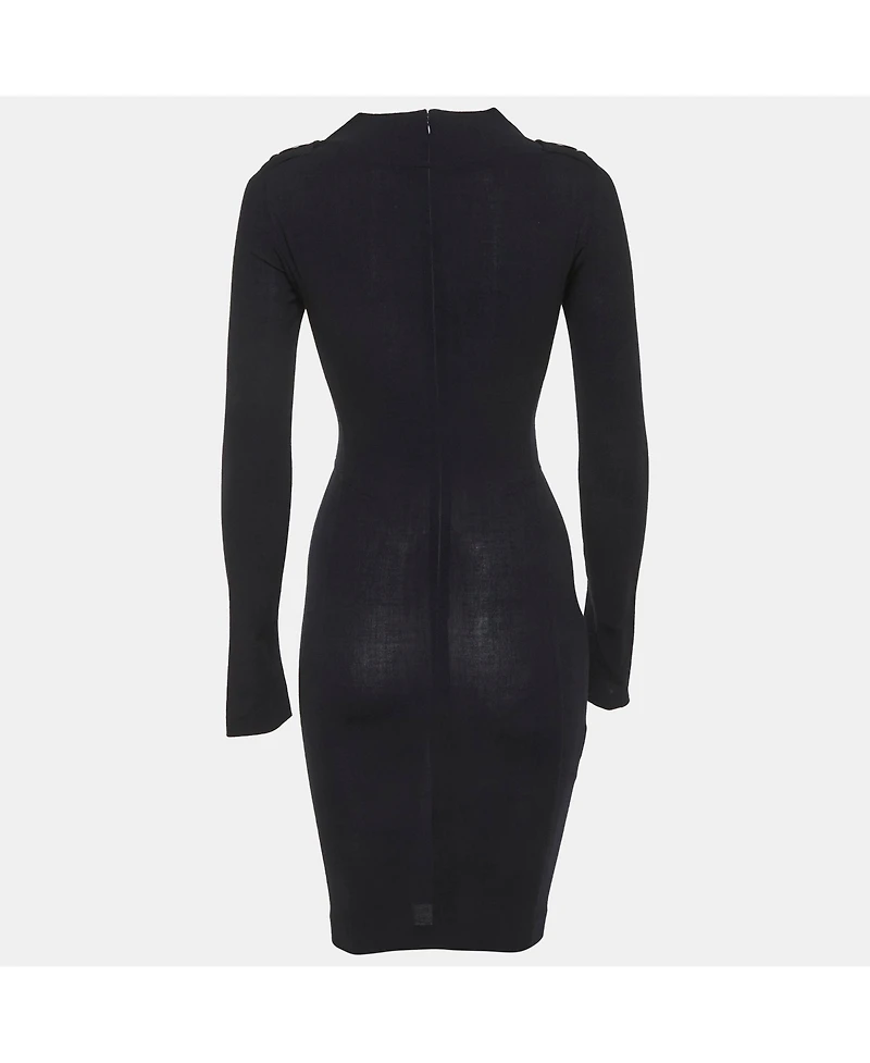 Pre-Owned Givenchy Women's Crepe Lace-Up Sheath Dress