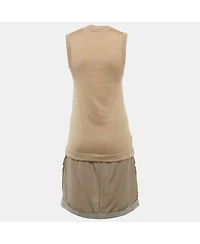 Pre-Owned Brunello Cucinelli Women's Cotton Knit Sleeveless Short Dress