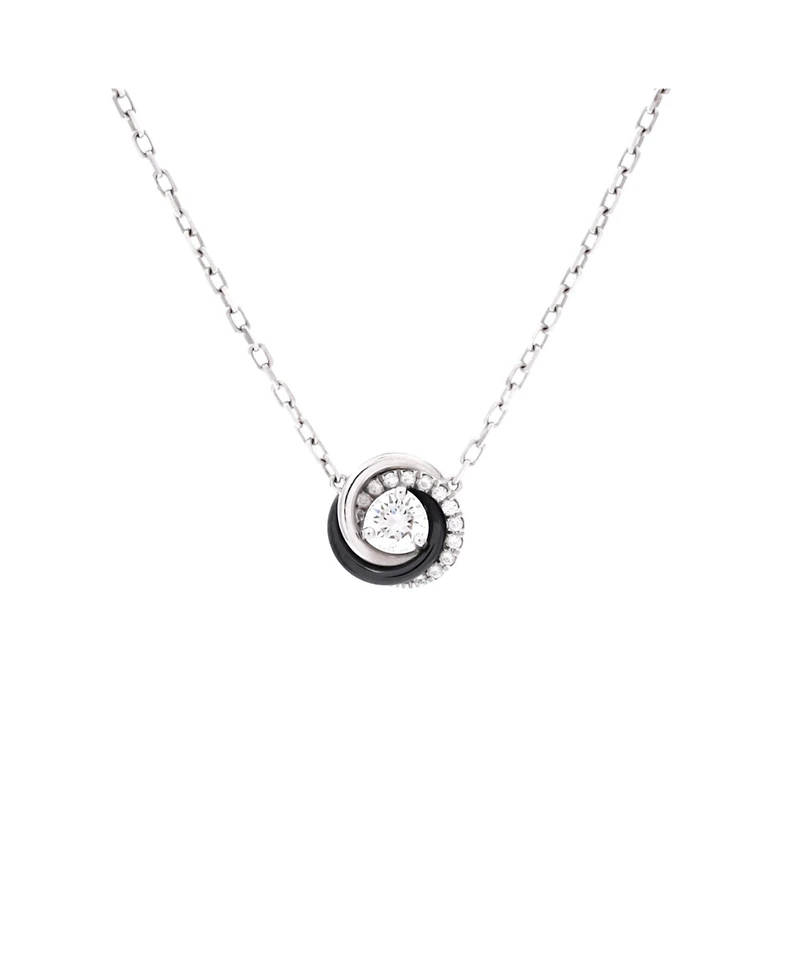 Pre-Owned Cartier Trinity Diamond Pendant Necklace
