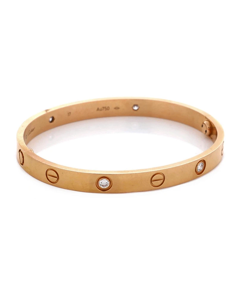 Pre-Owned Cartier Love 4 Diamond Bracelet