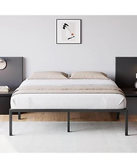 gaomon 10 Inch Bed Frames Heavy Duty Metal Platform Bed with Under Bed Storage, Sturdy Steel Slat Support, No Box Spring Needed