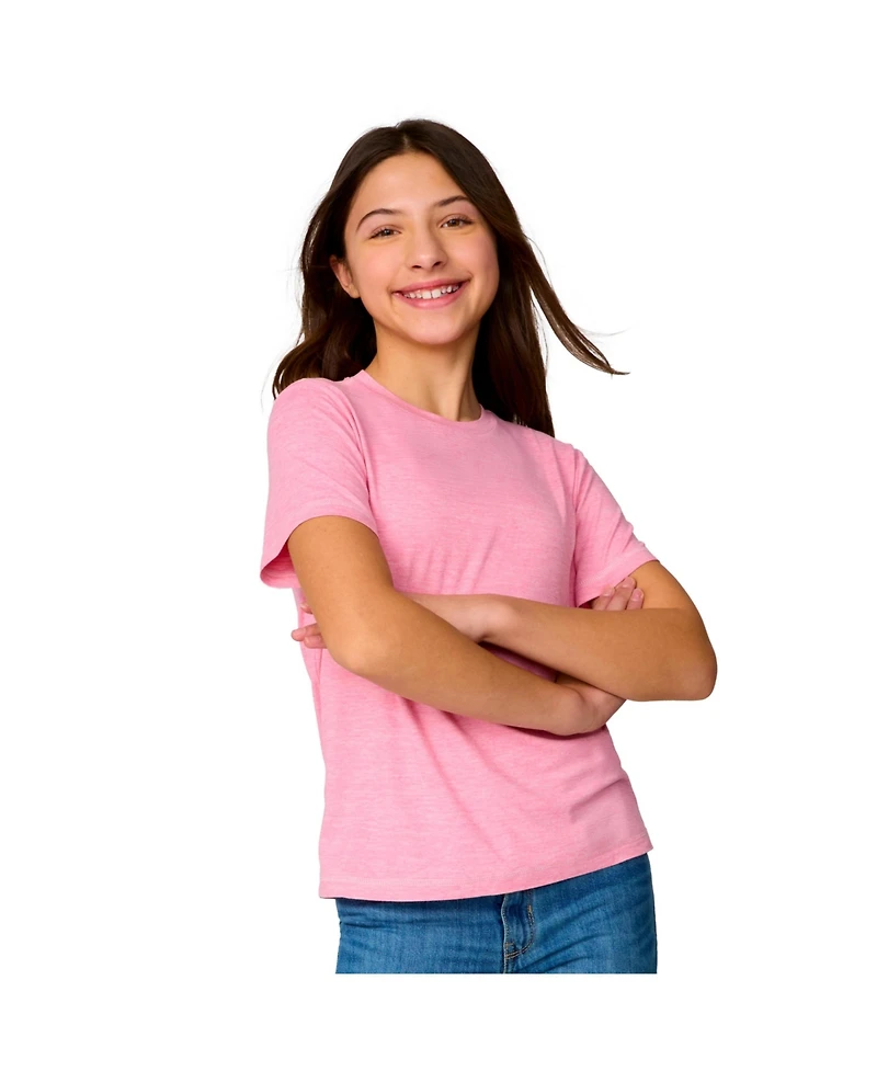 Free Country Girls' Microtech Crew Neck Shirt