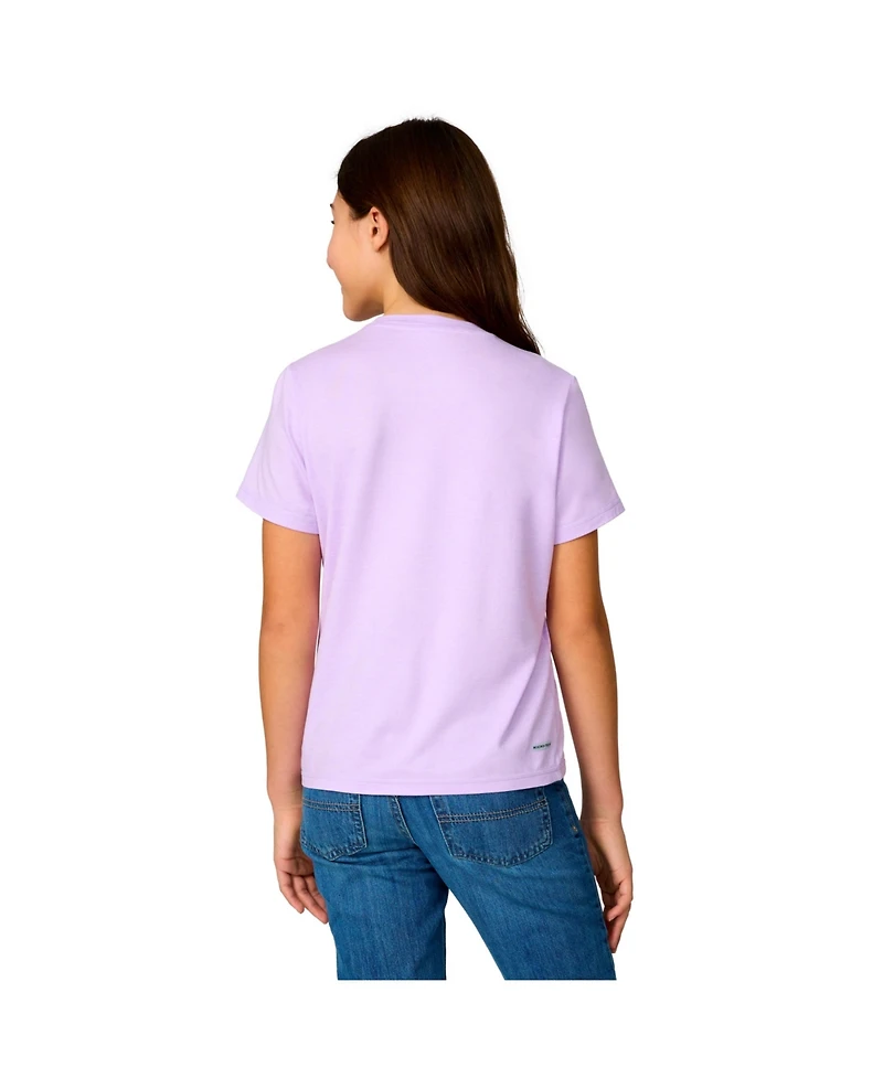 Free Country Girls' Microtech Graphic Crew Neck Shirt