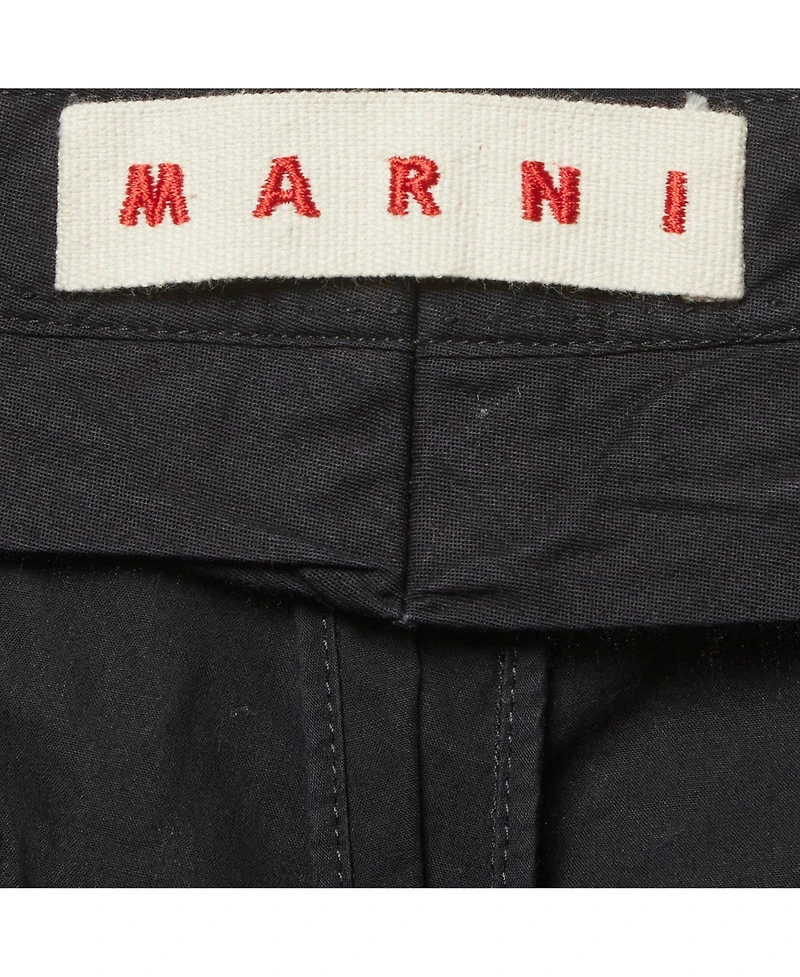 Pre-Owned Marni Women's Cotton Slim Fit Trousers