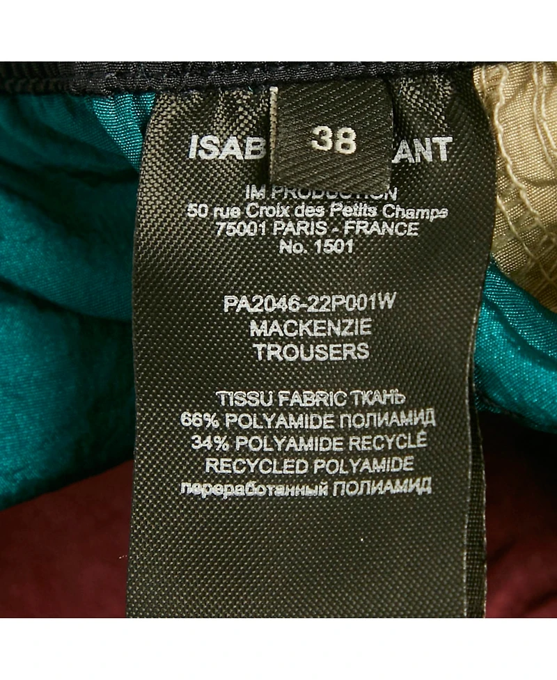 Pre-Owned Isabel Marant Women's Nylon Paneled Track Pants