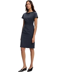 Boss by Hugo Women's Stretch Wool Slim-Fit Dress