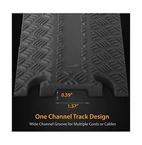 Pyle Cable Cover Ramp Safety Track, Single Channel