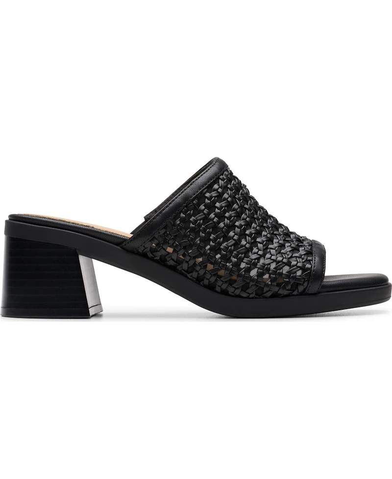 Clarks Women's Jaylan Slide Round Toe Dress Sandals