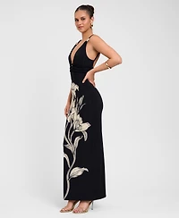 Rachel Roy Women's V-Neck Maxi Dress