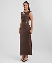 Rachel Roy Women's Scoop Neck Midi Dress