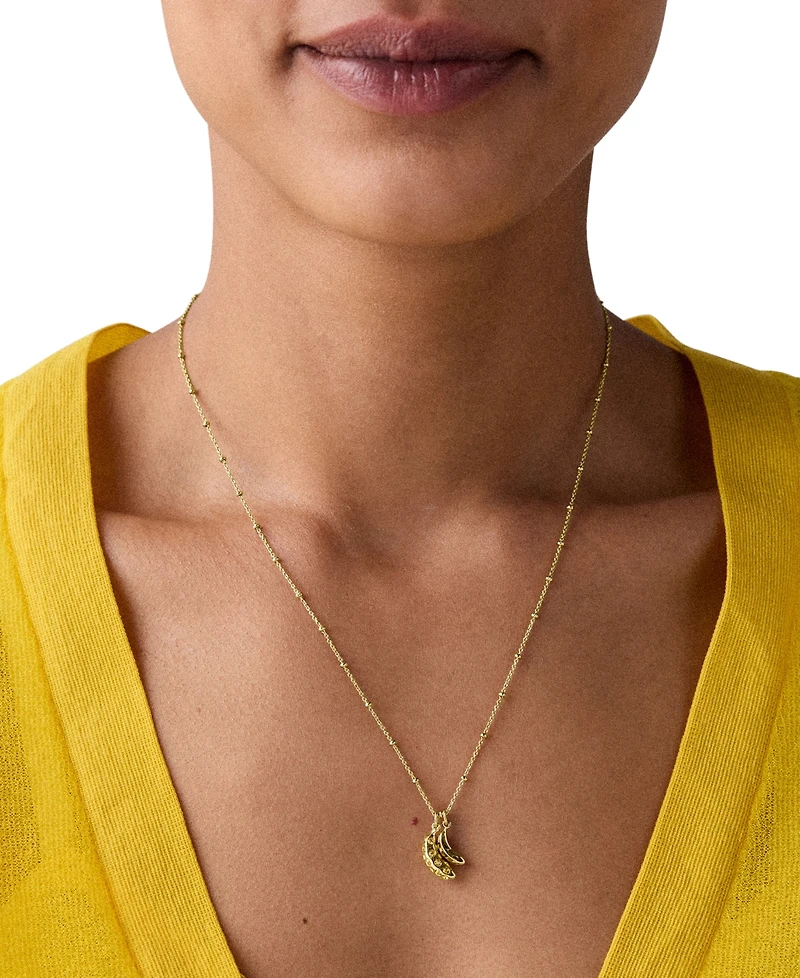 kate spade new york Gold-Tone Summer Daze Banana Pendant Necklace