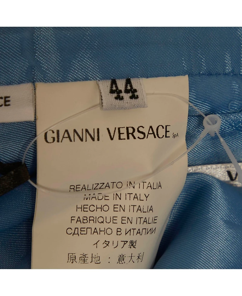 Pre-Owned Versace Women's Satin Pleated Mini Skirt
