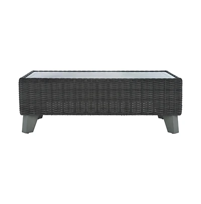 Safavieh Margarita Wicker Outdoor Coffee Table