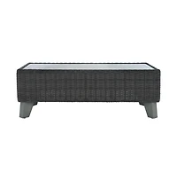 Safavieh Margarita Wicker Outdoor Coffee Table