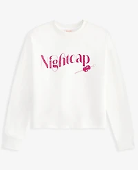 State of Day Women's Nightcap French Terry Graphic Sweatshirt, Macy's Exclusive