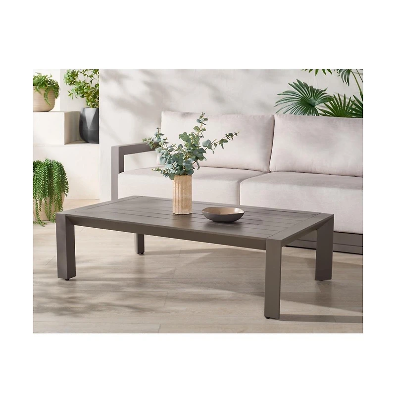 Safavieh Donaldo Aluminum Outdoor Coffee Table