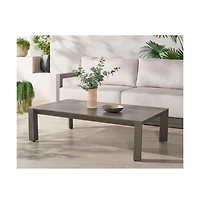 Safavieh Donaldo Aluminum Outdoor Coffee Table