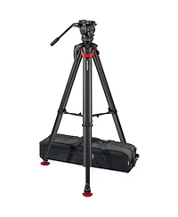 Sachtler aktiv8 Sideload Fluid Head System with flowtech75 Tripod and Mid-Level Spreader