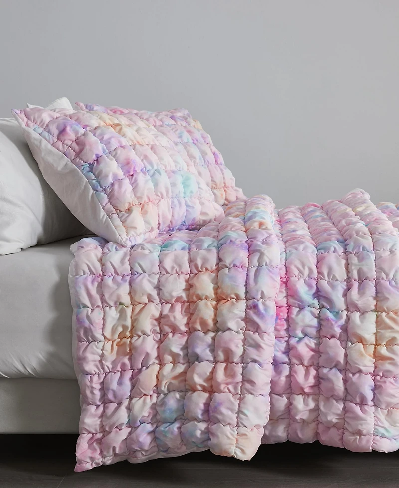 Linery & Co. Marshmallow Puff Quilt Set With Shams