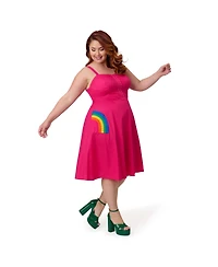 Unique Vintage Plus 1950s Sleeveless Swing Dress