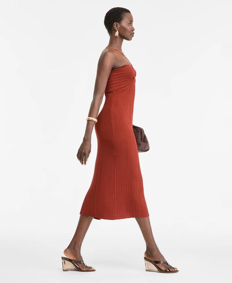 I.n.c. International Concepts Women's Halter Sweater Dress, Macy's Exclusive