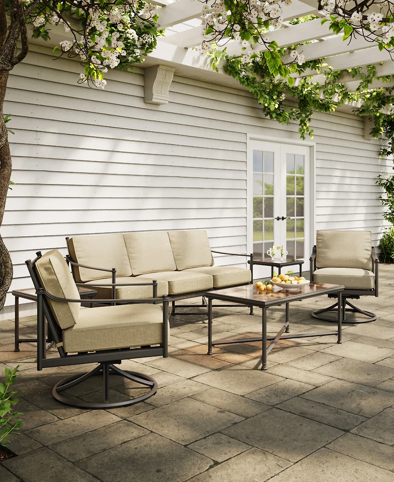 Agio Wellington Outdoor Swivel Rockers, Set of 2