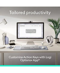 Logitech Alto Keys K98M: Customizable Wireless Mechanical Keyboard, Vibration Absorbing Gasket, Backlit, Bluetooth/Usb-c, Pc/Mac/Laptop.