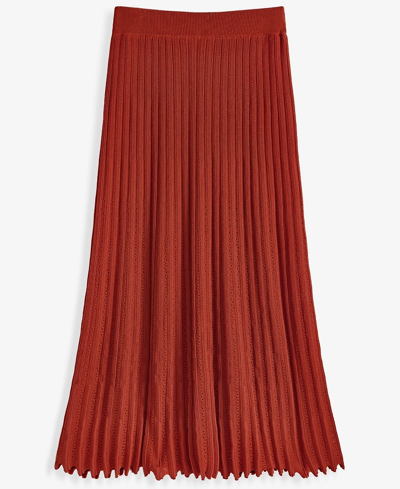 I.n.c. International Concepts Women's Sweater-Knit Pleated High-Waisted Skirt, Macy's Exclusive