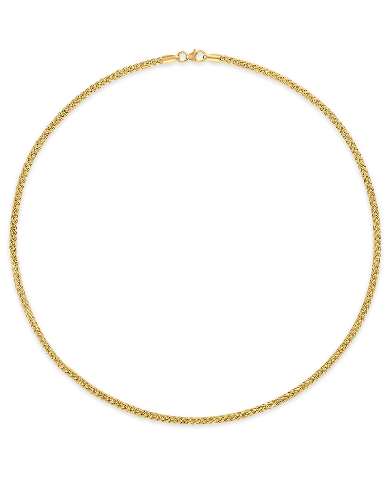 Macy's Diamond Cut Palmier Chain Necklace in 10k Yellow Gold