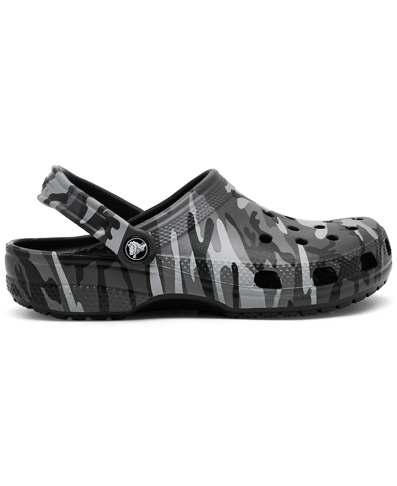 Crocs Big Kids' Camo Classic Clogs from Finish Line