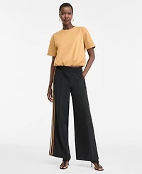 I.n.c. International Concepts Women's Side-Stripe Wide-Leg Pants, Macy's Exclusive