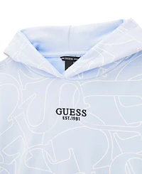 Guess Girls' 7-16 Printed Long-Sleeve Hoodie
