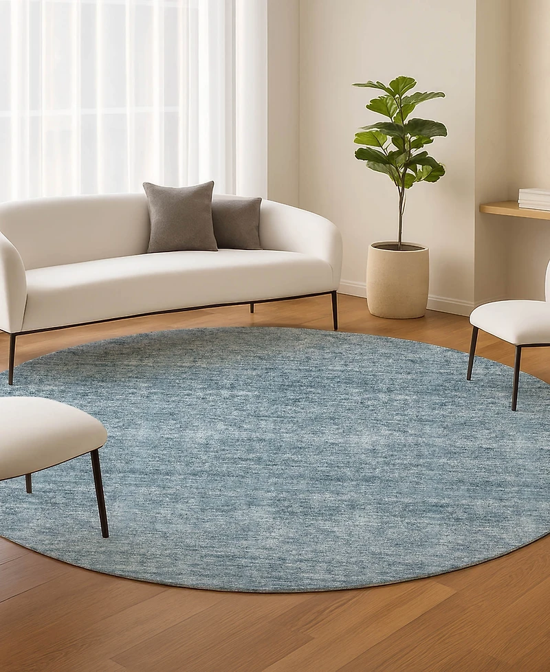 Dalyn Soft Essentials Machine Washable SE1 8'x8' Round Area Rug