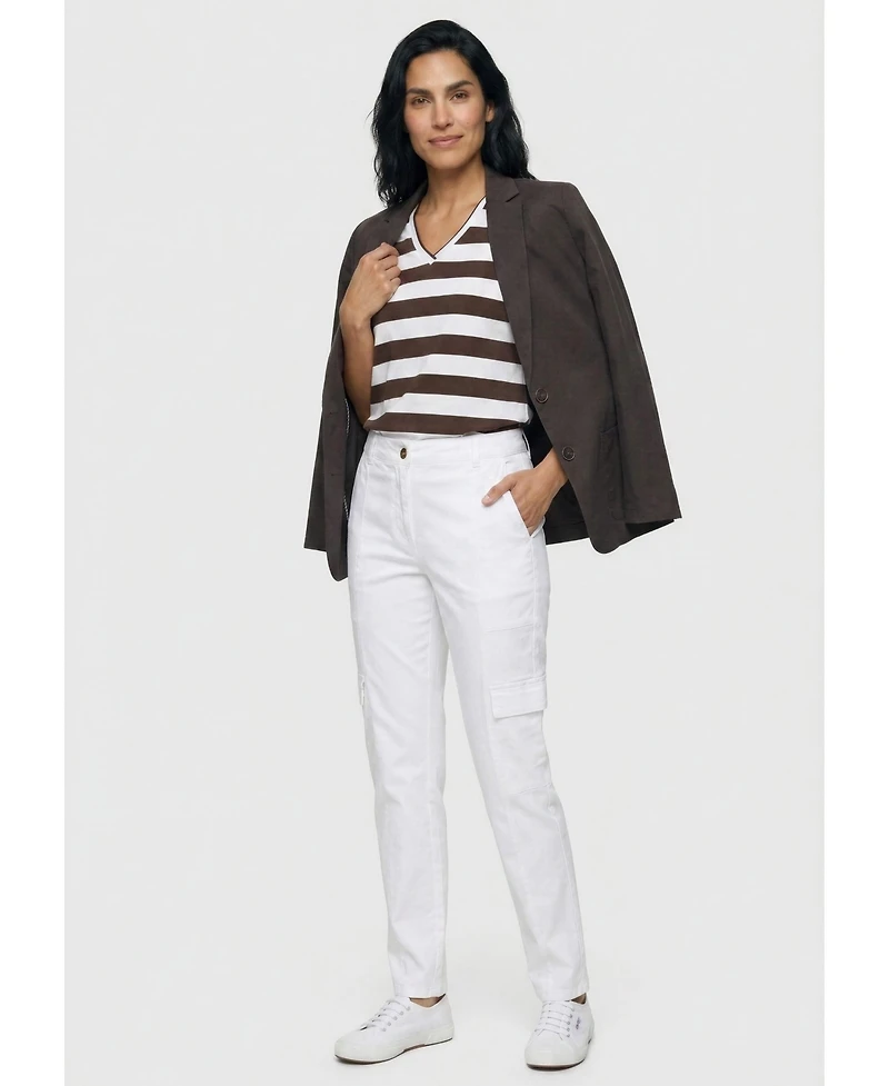 Olsen Women's Drawstring Cargo Pant